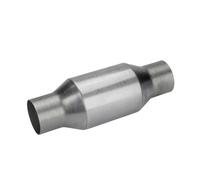 Lanliuhui Store 2" /2.25"/2.5"/3" Universal Car Catalytic Converter Clean Sport Exhaust System 400 Cell Catalyst Converter(2 inch 400 Cells)