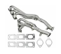 Lanliuhui Store Compatible With BMW E46 325i 330i Z3 Z4 00-04 Stainless Steel Exhaust Manifold Header; Compatible With M52-E46 M52TU E46/Z3 LHD