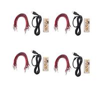 Lanlousy 4X Zero Delay Game USB Encoder Pc to Joystick for Mame & Retropie Projects Parts