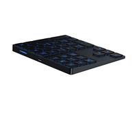 Lanlousy Backlit Bluetooth Numeric Keypad, 34 Keys Rechargeable Wireless Number Pad Slim with 7-Color Backlight, for Windows PC