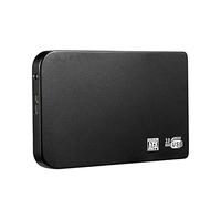 Lanlousy HDD Case HDD Enclosure Hard Drive Enclosure USB 3.0 to 2.5 Inch SATA Adapter Hard Drive Case External HDD Enclosure for 2.5 Inch HDD SSD Hard Disk Black