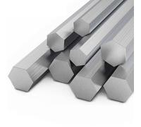 LanMaiXun 2pcs 16mm×500mm 6061 Aluminum Alloy Hex Bar, Solid Hexagonal Column Aluminum Bar