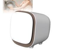 LANMFU Compact Mini Tumble Dryer, Portable Clothes Dryer, Freestanding Table Top Dryer, Spin Dryer for Travel, Electric Clothes Dryer High Efficiency Low Noise Apartments, Student Dorm, Hotel, Home