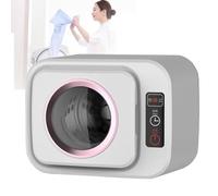 LANMFU Mini Electric Portable Clothes Dryer, Small Compact Tumble Laundry Dryer for Home, Low Noise, Freestanding Table top Dryer, for Travel,Apartments,Student Dorm,Hotel,Home C