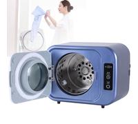 LANMFU Mini Electric Portable Clothes Dryer, Small Compact Tumble Laundry Dryer for Home, Low Noise, Freestanding Table top Dryer, for Travel,Apartments,Student Dorm,Hotel,Home B