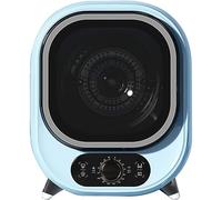 LANMFU Mini Electric Portable Clothes Dryer, Tumble Laundry Dryer, Capacity Front Load Compact Tumble Laundry Dryer, Low Noise, for Travel,Apartments,Student Dorm,Hotel,Home B