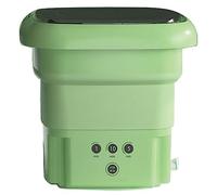 LANMFU Mini Portable Washing Machine, 6.5L Foldable Washing Machine, with 3 Modes Cleaning Half Automatic Washt, Travel Washing Machine with Soft Spin Dry for Socks, Underwear C