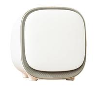 LANMFU Small Mini Tumble Dryer Clothes, Portable Clothes Dryer, 150W Compact Tumble Dryer, Facial Mask Heating, Automatic Temperature Control, for Underwear or Small Items, Dorm, Camping