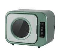 LANMFU Small Wall Mounted Drum Drying Machine, Mini Electric Portable Clothes Dryer, Front Load Compact Tumble Laundry Dryer, Dry Clothes Capacity: 1kg, for Apartment,Home,Dorm B