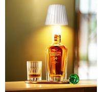 LANMOU Cordless 5200 mAh Battery Operated Wine Bottle LED Lamp 3000K Warm White USB-C Rechargeable Touch Table Lamp IP54 Portable Dimmable Table Lamp for Indoor and Outdoor