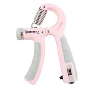 LANMOU Hand Grip Strengthener, Grip Strength Trainer with Adjustable Resistance 11-132 Lbs (5-60kg), Forearm Strengthener, Hand Exerciser for Grip Strength, Muscle Building and Injury Recover (Pink)