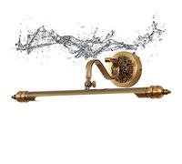 LANMOU Vintage LED Mirror Lights Bathroom, Neutral White 4000K Over Mirror Light Waterproof Wall Mirror Lamp Bath Mirror Lamps Fittings Overhead Mirror Cabinet Picture,12W/71.5CM