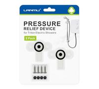 LANMU 2-Pack Pressure Relief Device for Triton,Pressure Relief Device PRD Inc Rubber Ball and O Ring Valve Shower Spares Parts for Triton Electric Showers (Replace of 82800450)