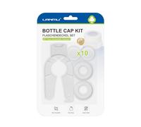 LANMU Bottle Cap Silicone Gasket for Flash Powermop Refill Liquid,Replacement Bottle Cap Kit Compatible with Flash Powermop Refill Liquid(2 Pack Bottle Cover+10Pcs Silicone Gasket)