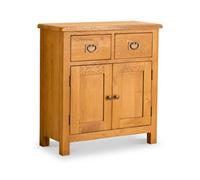 Lanner Oak Mini Sideboard Fully Assembled - By Roseland Furniture