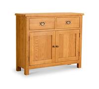 Lanner Oak Small Sideboard Fully Assembled - By Roseland Furniture