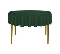 Lann's Linens - 70" Round Premium Tablecloth for Wedding/Banquet/Restaurant - Polyester Fabric Table Cloth - Hunter Green