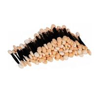 LannuMet 120PCS Eye Shadow Applicators Dual Sided Disposable Eyeshadow Stick with Sponge Tips, Professional Makeup Eye Shadow Brushes for Salon & Home Use