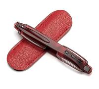 Lanomi 1 Pair Portable Folding Reading Glasses Women Men Slim Mini Pocket Lightweight 360 Degree Readers Eyeglasses Red(Anti Blue) 1.5