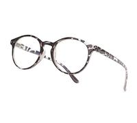 Lanomi Blue Light Blocking Reading Glasses for Man Women Round Glasses 1.0 1.25 1.5 2.0 2.25 2.5 2.75 3.0 3.5 Stylish Ladies Readers With Spring Hinge Screen Eyeglasses 1.75 (Round Grey Leopard, 1.25)