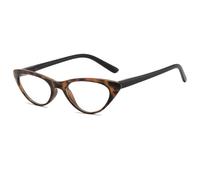 Lanomi Cat Eye Reading Glasses Women Mens Blue Light Blocking Computer Reader Fashion Spring Hinge Cateye Eyeglasses Tortoiseshell Frame Black Arm Glasses 3.5