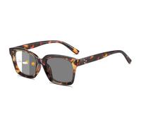 Lanomi Fashion Rectangle Blue Light Blocking Reading Glasses with Photochromic Grey Lens Women Mens Colorful Frame Eyeglasses Sun Reader Eyewear Yellow Tortoiseshell Frame Glasses 2.0