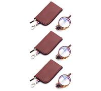 Lanomi Portable Folding Reading Glasses Round Women Men Blue Light Blocking Readers Plastic Compact Mini Pocket Eyeglasses with Bag Case 3 Pairs Tortoiseshell 1.5
