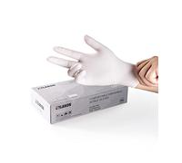 LANON Food Safe White Disposable Nitrile Gloves, Cooking Gloves, X-Large