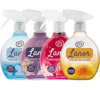 Lanor Crease Releaser 4 Spray Bundle, 500ml Each Fragrances Spray, Spring Awakening, Exotic Bloom, Ruby Jasmine & Berries, Summer Breeze