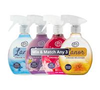 Lanor Crease Releaser Mix & Match Any 3 Spray Exotic Bloom Love, Ruby Jasmine Divine, Summer Breeze & Spring Awakening Easy Ironing & Fresh Laundry Spray