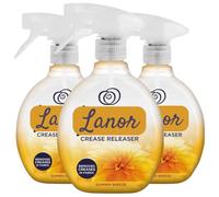 Lanor Crease Releaser Spray Summer Breeze 500mlx3 Fabric Wrinkle Remover & Clothes Freshener Quick Easy Iron Alternative for Bedding, Curtains, Shirts, Dresses & Travel Use