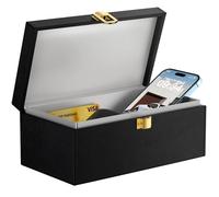 lanpard Extra Large Faraday Box for Car Keys, 8.6 x 5.1 x 4.1 Inches Keyless Signal Blocking Anti-Theft Key Protector Signal Blocking Box