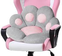 LANPEW Cushion,Cat Paw Cushion Cute Chair Seat Cushion Lazy Sofa Cushion Outdoor Decoration Warm Floor Cushion Skin Friendly Warm Mat (grey, 70x70cm)