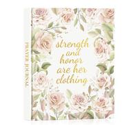 Lanpn Bible Prayer Journal for Woman, 68 Weeks Bible Study Journal Christian Prayer Planner Notebook with Scripture Verse, Daily Devotional Stuff, Christian Religious Faith Gifts (Leather Hardcover)