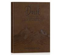 Lanpn Dad Life Story Journal with 300+ Questions, Gifts for Dad Father's Day Christmas Birthday Dads Memory Keepsake Book to Fill Out Leather Father Story Guided Journal to Share Life & Love (Brown)