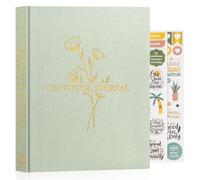 Lanpn Daily Gratitude Journal for Woman Men, 4 Month Mindfulness & Affirmation Planner, The 5 Minute Grateful Diary 20x23cm, Guided Reflection with Positivity Prompts Undated Notebook, Sage Green