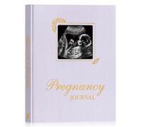 Lanpn My Pregnancy Journal Memory Book for First Time Mom, 156 Page Pregnant Announcement Must Have Planner, Pregnancy Tracking Diary Mom to Be Scrapbook Keepsake Gift for Expecting New Parent Purple