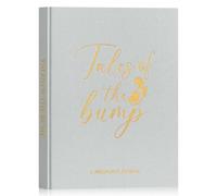 Lanpn My Pregnancy Journal Memory Book for First Time Mom, 156 Page Pregnant Announcement Must Have Planner Scrapbook, Mom to Be Keepsake Gift Pregnancy Tracking Diary for Expecting New Parent Grey