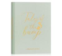 Lanpn My Pregnancy Journal Memory Book for First Time Mom, 156 Page Pregnant Announcement Must Have Planner Scrapbook, Mom to Be Keepsake Gift Pregnancy Tracking Diary for Expecting Parent Sage Green