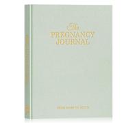 Lanpn My Pregnancy Journal Memory Book for First Time Mom, 156 Page Pregnant Announcement Must Have Planner Scrapbook, Pregnancy Tracking Diary Mom to Be Keepsake Gift for Expecting Parent Sage Green