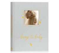 Lanpn My Pregnancy Journal Memory Book for First Time Mom, 156 Page Pregnant Announcement Must Have Planner, Pregnancy Tracking Diary Scrapbook Keepsake Gift for Mom to Be Expecting New Parent Grey