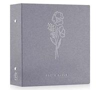 Lanpn Photo Album 6x4 Slip in, Linen Extra Large Capacity 1000 Pockets Photo Albums Holds Landscape and Portrait 10x15cm Picture Grey