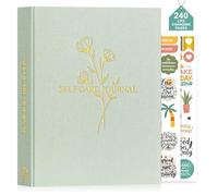 Lanpn Self Care Journal for Women, Self Love Guided Journals with Prompts, Daily Reflection Wellness & Gratitude Planner, 5 Minute Mental Health Notebook, Mindfulness Mood Log, 240 Pages, Sage Green