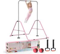 LANPOPO Foldable Gymnastics Bar with Elegant Gift Box Design, for Aged 5-12 Kids,Heavy-Duty Steel Design,Sturdy and Safe Gymnastics Training Bar,Space-Saving&Stable Gym Equipment for Holidays