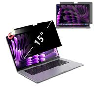 LanQii Magnetic Laptop Privacy Screen for MacBook Air 15 Inch M5/M4/M3/M2 (2026-2023), Magnetic Privacy Filter, Anti-Blue Light Filter, Anti-Spy Screen Protector for MacBook Air 15" M5/M4/M3/M2