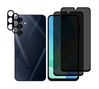 LanQii Screen Protector Compatible with Samsung Galaxy A16 5G, [2+2 Pack] Privacy Screen Protector + Camera Protection Tempered Glass Film, 9H Hardness Anti-Spy Film for Samsung Galaxy A16 5G