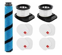 LANROON IZ462H Brush Filters Kit for Shark IZ462H IZ483H IZ482H IZ440H IZ441HBRN Vertex Cordless Stick Vacuum, Part XHF161H & 617FJ140, 2 Pack HEPA Filter 4 Pack Foam & Felt Filter 1 Main Brush Roller