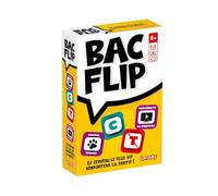 Lansay - BAC Flip - Fun Board Game for Children Aged 8+ - Find Words with Letters and Themes - Develops Reflexes & Imagination - Card Game - 2 to 6 Players - in French