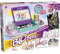 Lansay | BLOPENS Fantastic Creative Box | Children's Drawing Kit with Blower Markers, Stencils, Airbrush Effects and Glitter | Creative and Playful Activity from 5 Years | Accessories Included