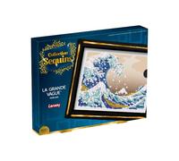 Lansay Collection Sequins - The Great Wave - Hokusai - Create a Sparkling Sequin Image of Hokusai - Includes Storage Box - Creative Activity for Adults and Teenagers from 14 Years